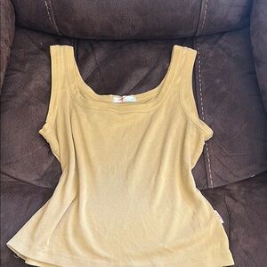 Yellow Sleeveless Top